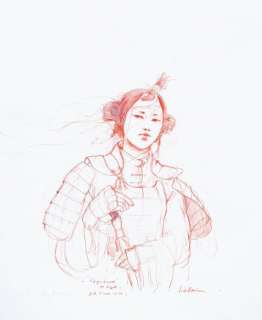 LA PIU GRANDE Magnifique crayonné inédit pour l’illustration de couverture du roman... | Coutau Bégarie