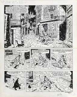 LES LETTRES DE MON MOULIN. UN RÉVEILLON DANS LE MARAIS. Encre de Chine pour un récit... | Coutau Bégarie