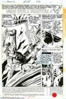 Alex Nino - Original Art Complete Story for Ghosts #35, 5 pages, "Feud with a Phantom" (DC, 1975). A - | Heritage