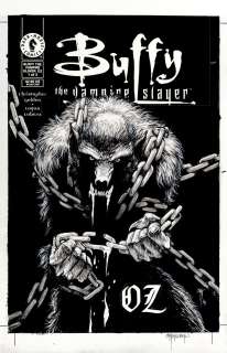 John Totleben - Buffy the Vampire Slayer: Oz #1 Cover (Signed By Buffy Director & Avengers Endgame Director Joss Whedon Also!) 2001