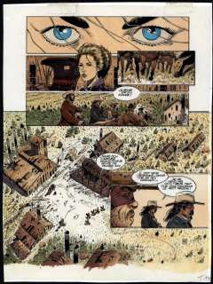 GIROD Thierry  - Durango  - Mise en couleur par Jocelyne Charrance de la planche 38 [...]