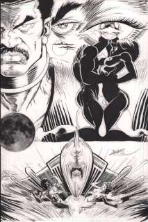 Trevor Von Eeden | Sabre Unpublished Panel Page - Love And Rockets | Anthony’s Comic Book Art
