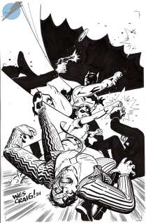 Wes Craig - Batman And Robin: Year One Issue 6 Page Cover