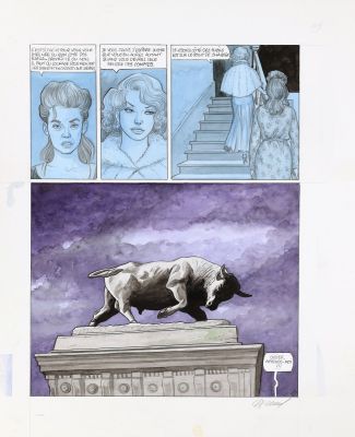Renaud | Lot 167 - D’encre et de sang, planche n°42 à la mine de… | AZ auction