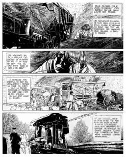 Makyo Pierre. (Né En 1952) - MAKYO Pierre. Encre de Chine noire pour la planche 14 de ce récit. For