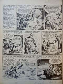 Kearon, Edward - Original page - Robot Archie - The Mystery of the Veiled Arab - (1957) | Catawiki