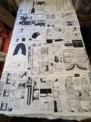 Luke Gilbert Bolton Original Comic Art Lot 30 Pages 17x11 & 18x12 Signed Decor | eBay US (Buy It Now)