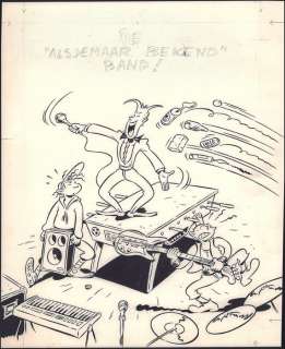 Geradts, Evert | Original cover  - De ’Alsjemaar Bekend’ Band!  - Album â€œNat en Koudâ€   - (1986) | Catawiki