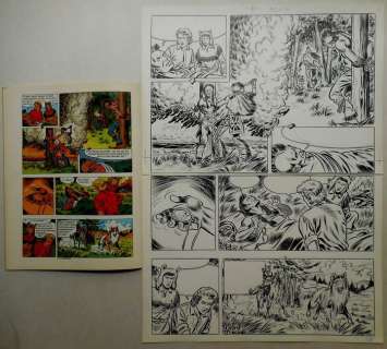 Broeckx, Jeff | Originele pagina (p.6)  - Bessy  - Het brandende water  - (1975) | Catawiki