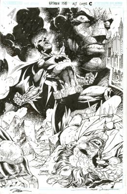 Jim Lee, Scott Williams - Batman: Hush 2 Issue 158 Page Variant Cover C