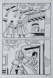 Planche originale en 2 cases illustrant 2 femmes Ã … | Dagoty