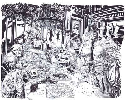 Dustin Weaver - Shiver Suspenstories Issue 1 Page Wraparound Cover