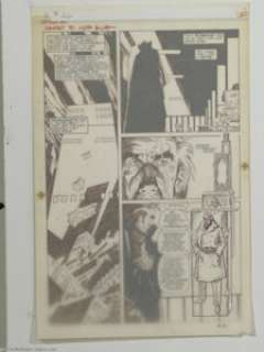 Tom Sutton and Paul Guinan - Grimjack #26, page 3 Original Art (First, 1986). Mr. Mayfair is drawn on a tracing -