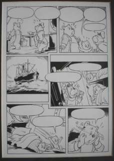 Marten Toonder: Originele pagina Tom Poes uit de Tere Heer. | Zwiggelaar Auctions