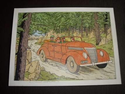 Wasterlain, Marc | Original art  - Homage to Hergé  - Sarah Spits | Catawiki