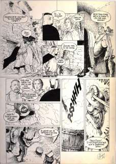 Delaby Philippe - Planche originale Ã  l’encre de chine sue papier épais Hammer [...] | Arthema Auction