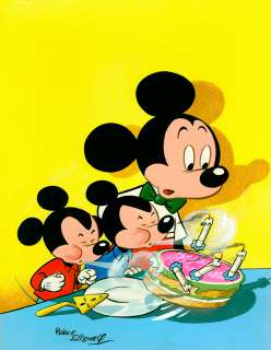 DISNEY  - Un bel anniversaire  - Couverture du journal de Mickey 288 édité par [...]
