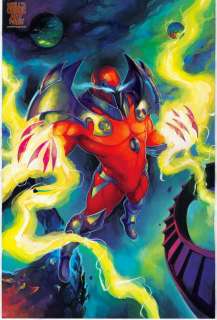 Meghan Hetrick - X-Men: Onslaught Card 145 Painting (Marvel/Fleer, 2018)