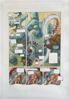 Michael Terraz, ROSE POM, Planche originale, page 18 | Galerie Neuf