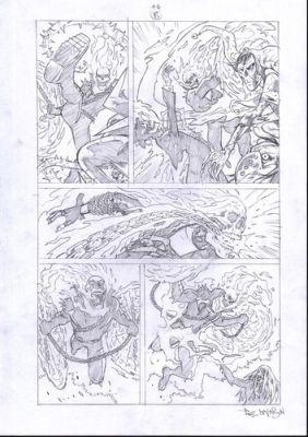 Ghost Rider Spirits of Violence 4p18 Original comic art Paul Davidson | eBay US (Buy It Now)