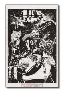 Jesse Hamm - Alien Legion Page Commission