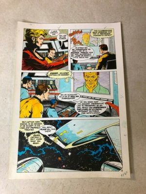 Star Trek art color guide 1975 SPOCK CAPTAIN KIRK ENTERPRISE UHURA power records | eBay US (Buy It Now)