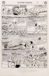 Curt Swan original artwork for Action Comics #304, page 7. | Profiles in History