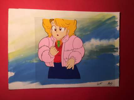 Anime , Midori , Toei | Dr. Slump Cel Featuring Midori Norimaki For Sale | ComicArtFans Classifieds