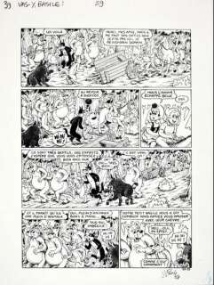 PESCH, Jean Louis (1... - Lot 207 - Sylvain et Sylvette, tome 39, Vas y Basile ! Planche...