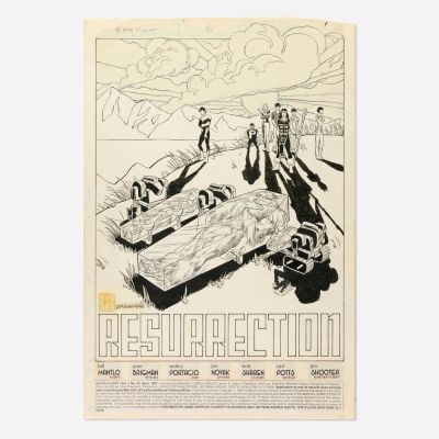 June Brigman and Whilce Portacio, Alpha Flight #45 Story Page #1 Original Art (Marvel Comics, 1987) | Landry Pop Auctions