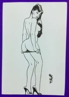 Bernet, Jordi - original illustration - â€œStripping Chiaraâ€ | Catawiki