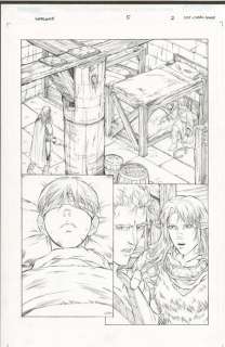 Pat Lee - Original Art Page - Warlands #5 - Page 2 - (2000) 