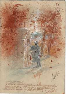 Tisselli, Sergio - original cover project for Pignata | Catawiki