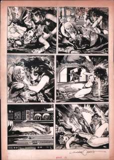 Gonzalo Mayo - Vampirella #86 P.? - Beautiful Vampy Large Art - Signed - 1980