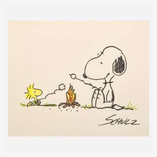 [Children’s & Illustrated] Schulz, Charles M. Original Illustration, signed | misc / divers