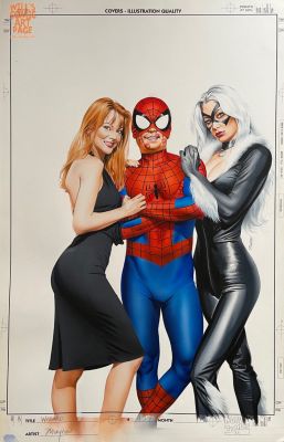 Mike Mayhew - Wizard Magazine 154 Painted Cover (Wizard, 2004)
