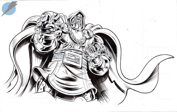 Aaron Conley | Doom Issue Mondo Box Art | Felix Comic Art