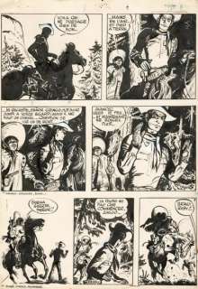 lot #472 - Jijé. Planche originale Jerry Spring