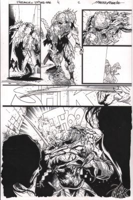 Jay Leisten | Predator Vs Spider-Man #4 P.2 - Predator Approaches - 2025 | Anthony’s Comic Book Art