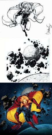 Chris Bivins | Adam Warlock Published Marvel Card Gaming Set Pinup | Romitaman