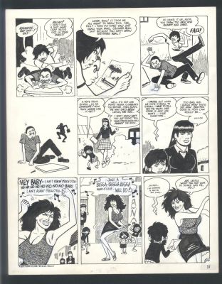 Beto Hernandez | Beto Hernandez - Love & Rockets - Luba Dances To Elvis Presley Issue Love And Rockets Page 25 | Koch Comic Art