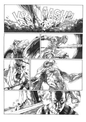 Secher Valentin | Planche originale 40 de KHAAL par SECHER | Galerie Napoléon