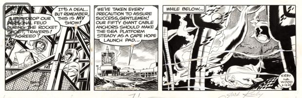 Jack Kirby Wally Wood | Skymasters Strip Art - 6-15-59 | Panel Page Art