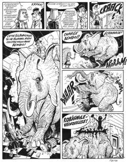 FOERSTER Philippe - Planche originale 4 de l‘histoire courte Robignole contre Robespierre - Publiée dans FLUIDE GLACIAL en 1992