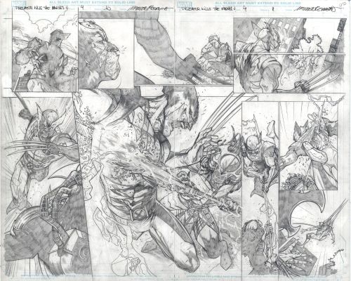 Marcelo Ferreira | Predator Kills the Marvel Universe Issue 04 Page 10 And 11 | ComiConArt