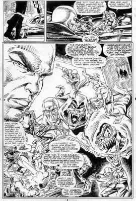 Alex Saviuk | Saviuk, Alex - Web of Spiderman #89 Pg 3, Montage Splash History of Spidey / Kingpin 1 & 2 / Rose & Hobgoblin 1992 | Cool Lines Art
