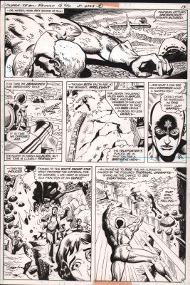 Arvell Jones, Romeo Tanghal | Super-Team Family #13 P.9 - Aquaman, the Atom - 1977 | Anthony’s Comic Book Art