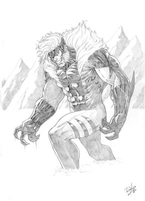 R.Roger | Sabretooth - Original art 11x17 | Raremarq (Buy It Now)