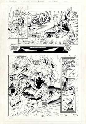 Paul Abrams Rodney Gates | Prototype - 1995 Ultraverse / Malibu Issue 18 Page 21 | Catskill Comics