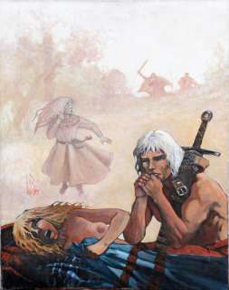 Reculé | Castel Armer, huile sur toile pour la couverture d… | Banque Dessinée